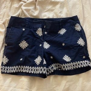 Blue shorts from Loft